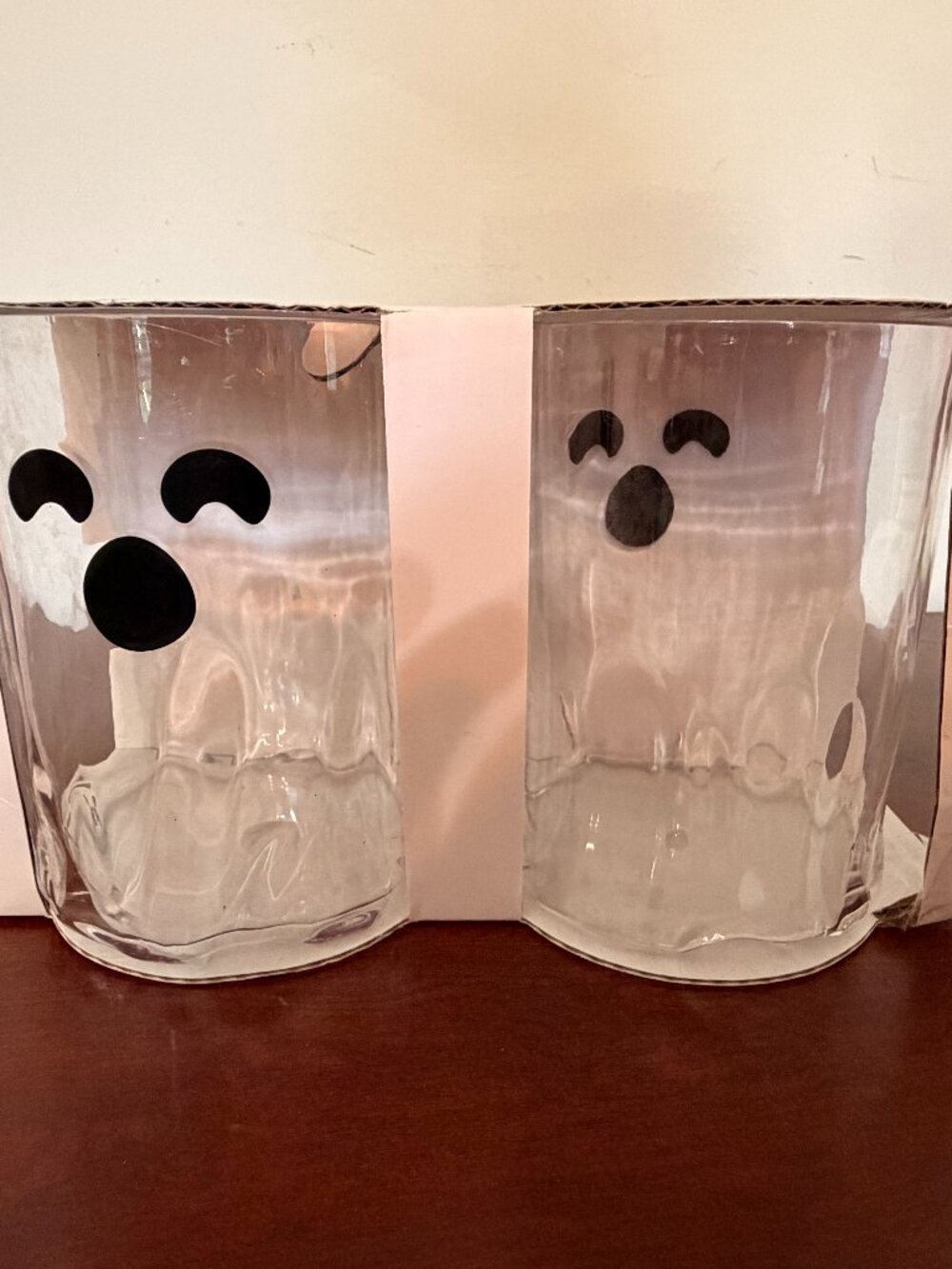 Set of 4 Halloween Goblin & Ghoul Acrylic Drinking Glasses 20oz NEW